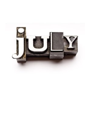 cover image of July, A Month in Verse